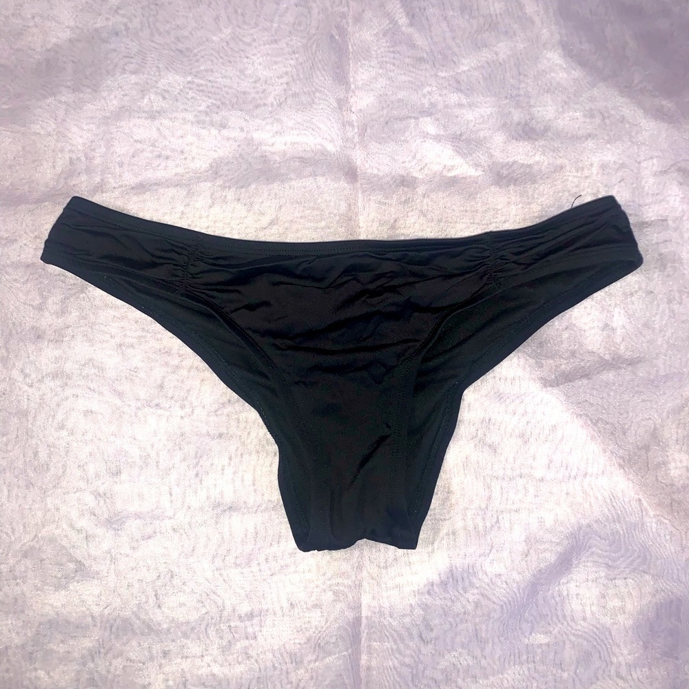 Black bathing suit bottoms